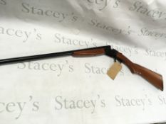 A 12bore BSA Snipe single barrel shot gun 30inch b
