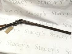 Nice example of a side by side 12g shotgun with lo