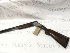 A Rizzini E 12 gauge side plate over under shotgun