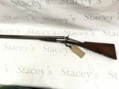 A Victorian 1876 William Evans side by side 12g sh
