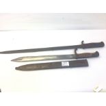 A German Imperial unusual saw bayonet no scabbard