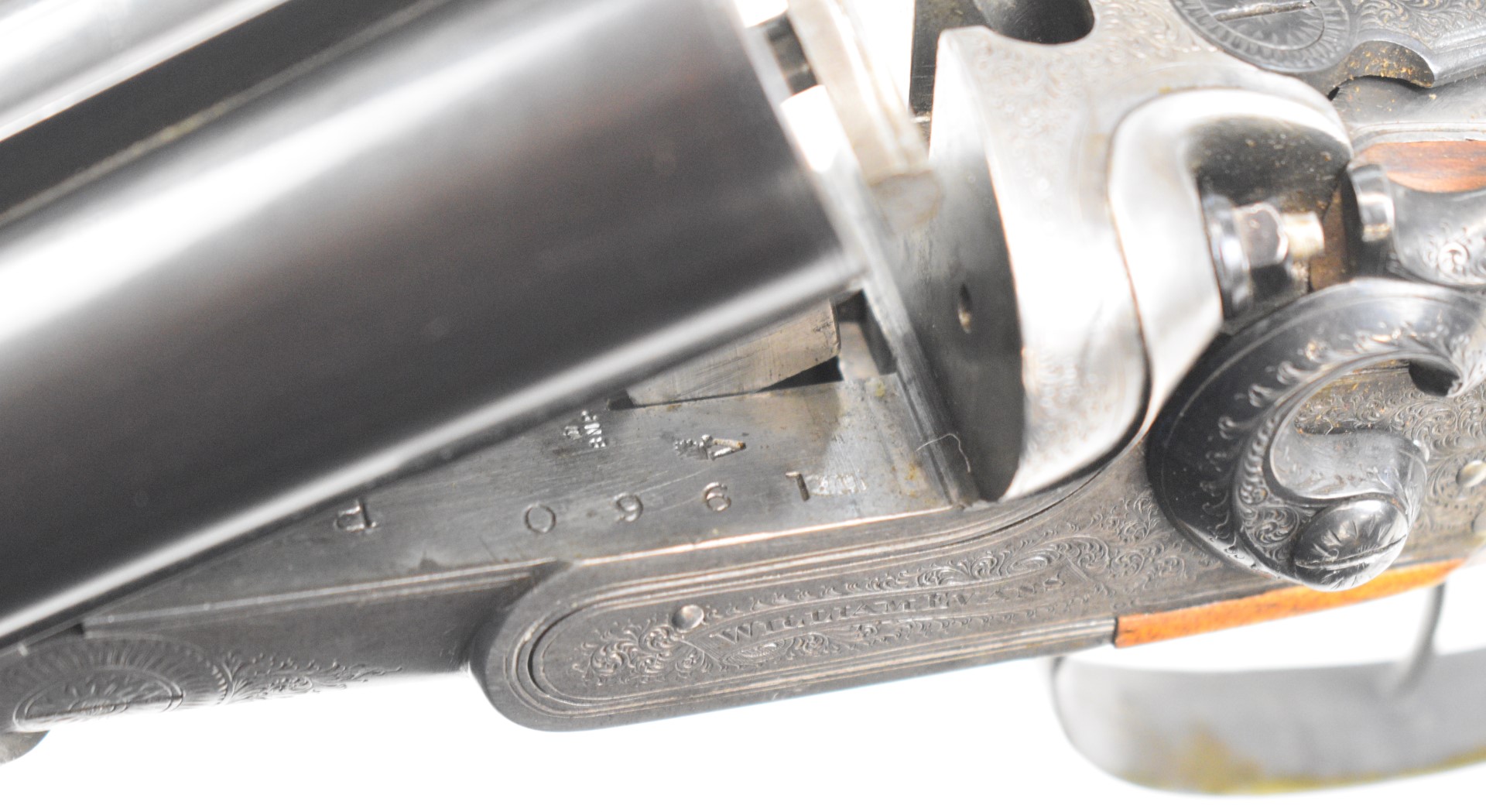 William Evans 28 bore side by side hammer action shotgun with named and engraved locks, engraved - Image 28 of 56