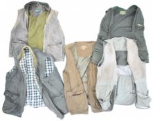 Five shooting jackets including Engel Deerhunter, Hidepark, Wychwood Four Seasons, Wal About etc,