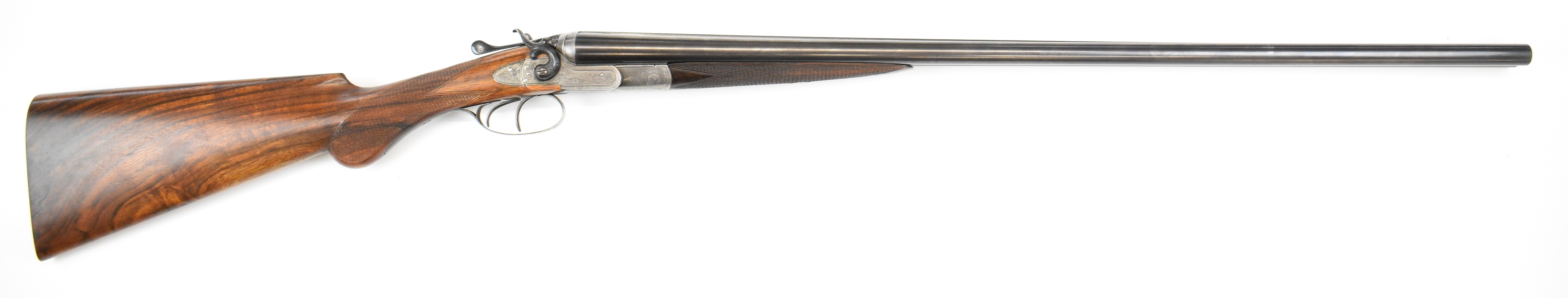 William Evans 28 bore side by side hammer action shotgun with named and engraved locks, engraved - Image 32 of 56