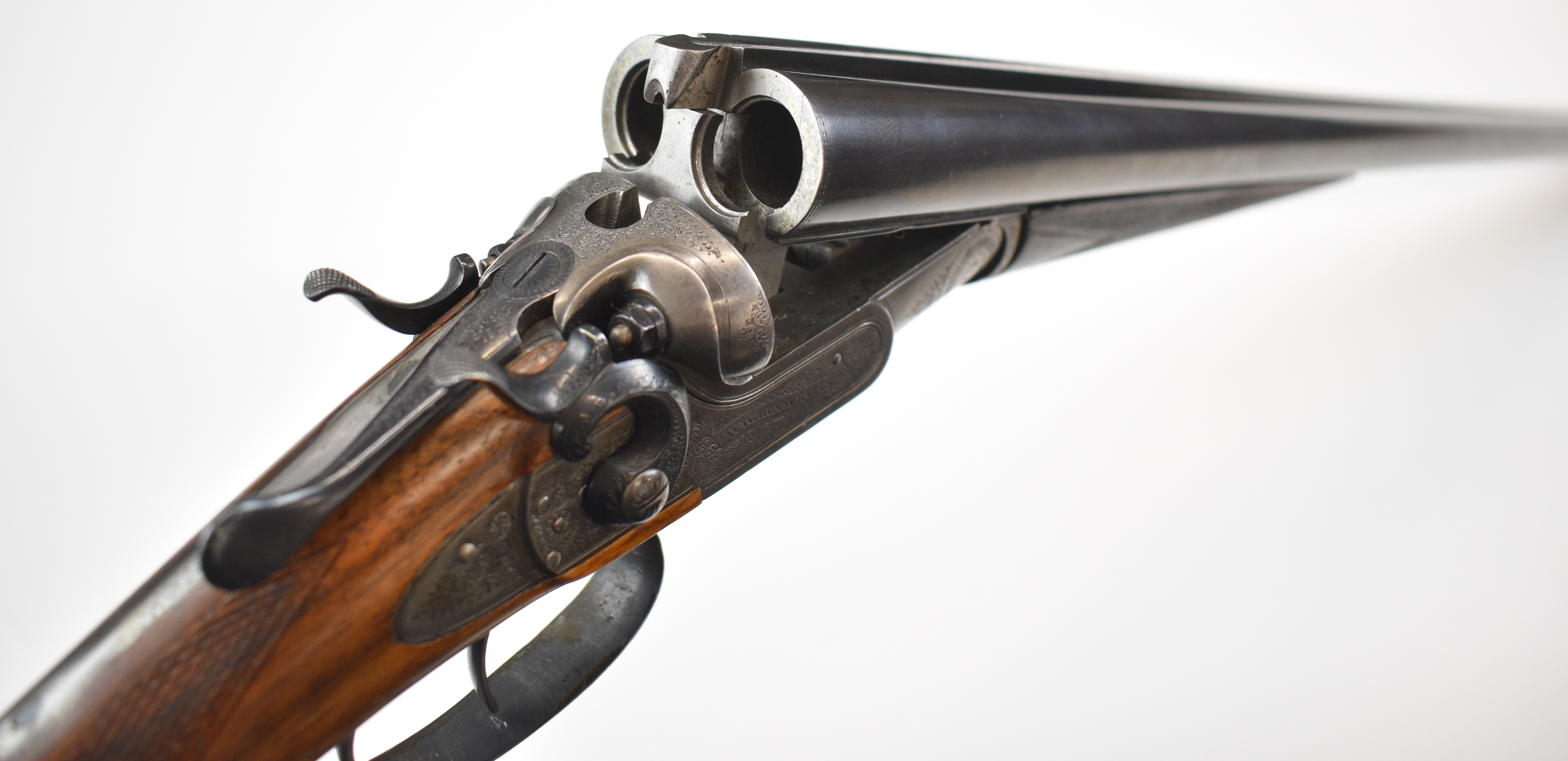 William Evans 28 bore side by side hammer action shotgun with named and engraved locks, engraved - Image 50 of 56