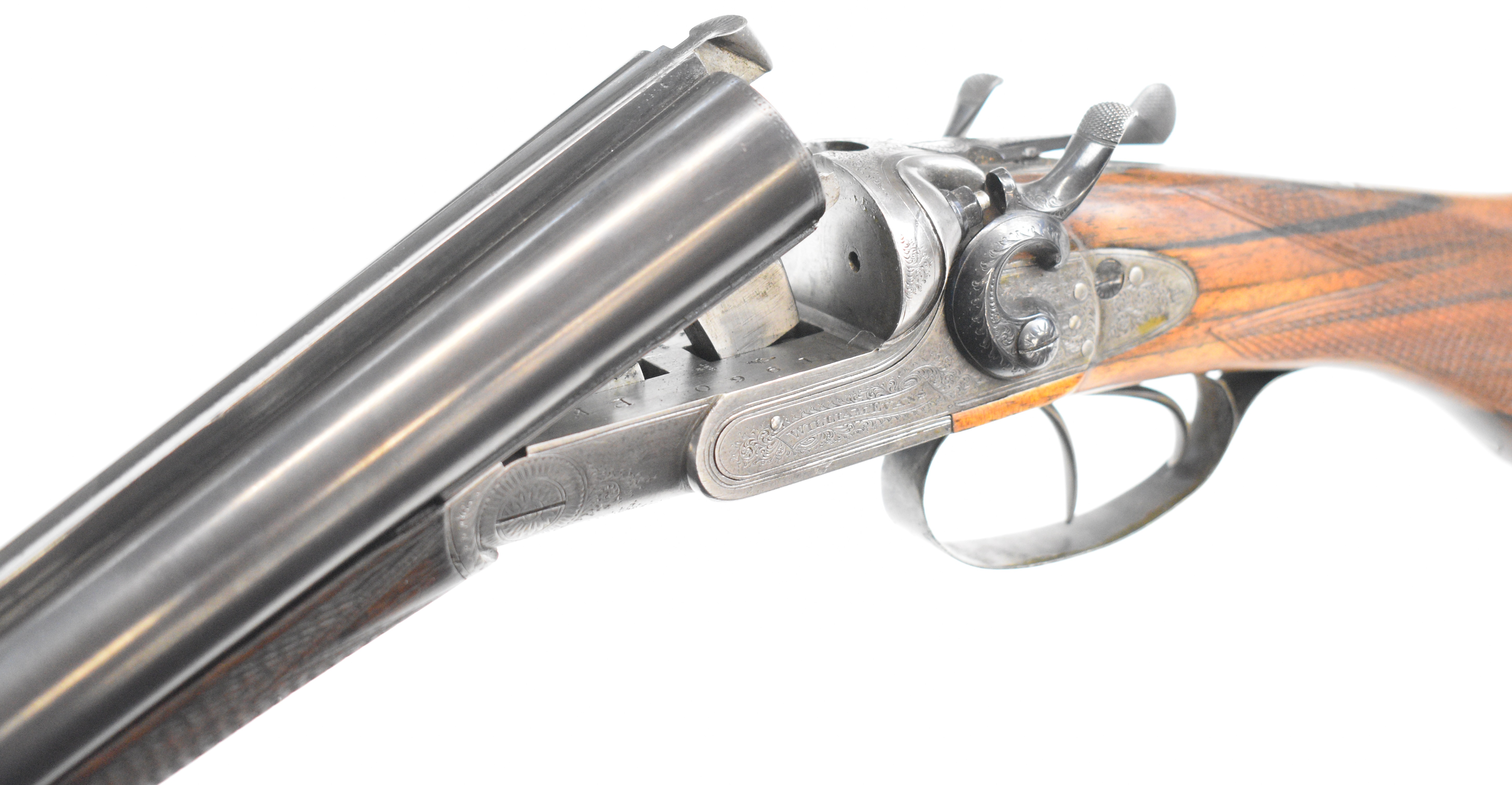 William Evans 28 bore side by side hammer action shotgun with named and engraved locks, engraved - Image 27 of 56