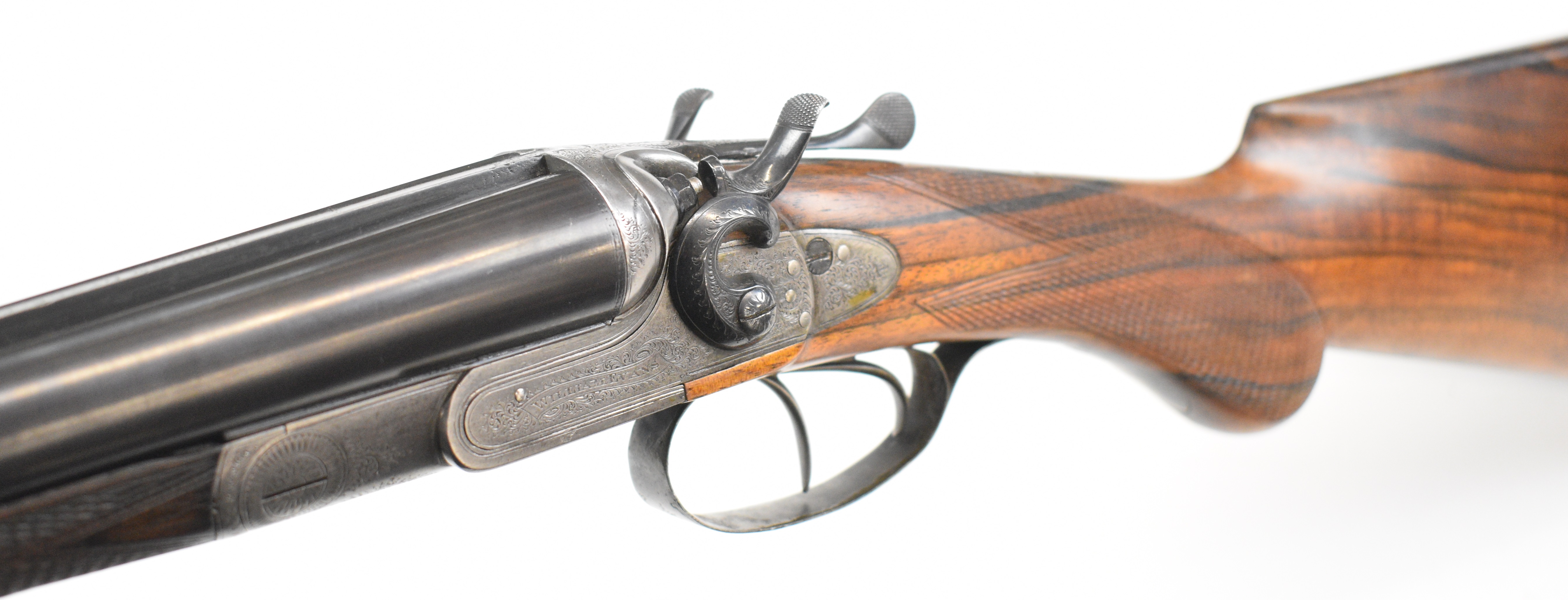 William Evans 28 bore side by side hammer action shotgun with named and engraved locks, engraved - Image 51 of 56