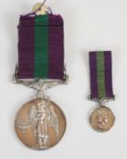 Royal Air Force General Service Medal with clasp for Malaya named to 3508826 Act Corporal C A T