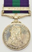 Royal Air Force General Service Medal with clasp for Cyprus named to 4171942 Cpl D Surridge, RAF