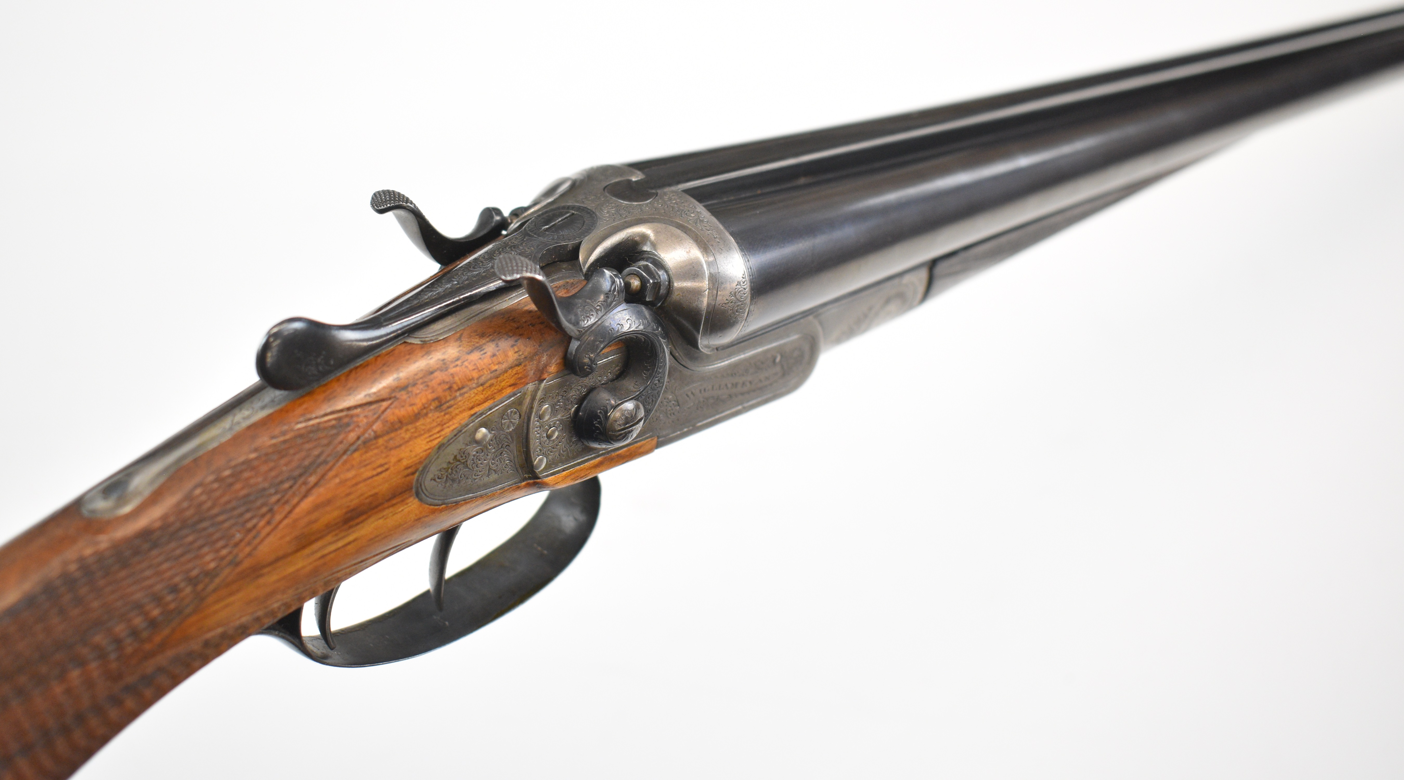 William Evans 28 bore side by side hammer action shotgun with named and engraved locks, engraved - Image 14 of 56