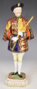 Dresden figure 'Ulster King of Arms', H27cm
