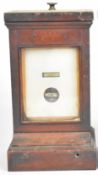 GWR signal slot repeater with mahogany case, height 25cm