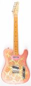 Fender Telecaster '68 reissue in Paisley pink finish with maple neck, pearlescent inlays and