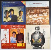 Collection of twenty one 1960s and 1970s Rock / Pop LPs, six appear to be signed by the artists,
