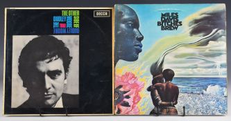 Two Jazz LPs comprising Miles Davis Bitches Brew (CBS 64011) UK pressing with orange label, gatefold