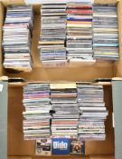 Approximately three hundred CD albums and singles, the majority appear to be Indie Rock / Post