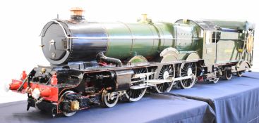 Exhibition standard 7¼ inch gauge 1.5 inch to the foot live steam GWR tender locomotive King