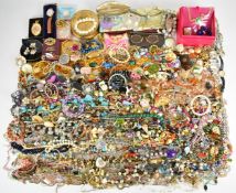 A collection of jewellery including Butler and Wilson brooch, two Butler and Wilson necklaces, Sarah