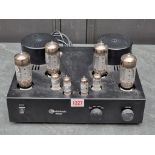 Hi-Fi: a World Audio 'KEL 34' valve amplifier.