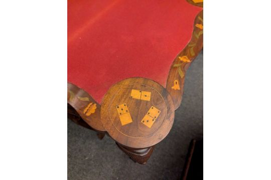 A Dutch mahogany card table, - Image 20 of 25