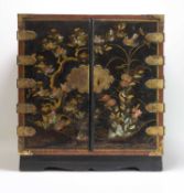 A Japanese Namban lacquer cabinet,