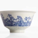 A Chinese blue and white bowl,
