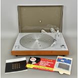 A Bang & Olufsen Beogram 1200 type 5214 turntable - with operating instructions; together with a