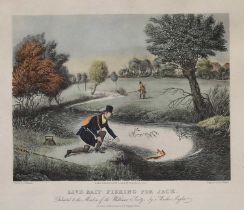 R. G. Reeve after James Pollard (1792-1867) "Live-Bait Fishing for Jack" "Fly-Fishing for Trout"