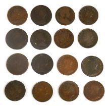 Assorted Pre-Victorian Farthings, 16 in total, to include; Charles II, 1672 and 1674?; William