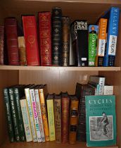 Two shelves of assorted books including Frank Richards "Magnet" compilations, a 1922 volume of "