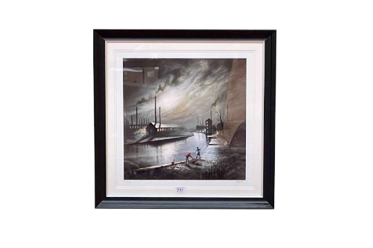 Bob Barker, X Marks the Spot, limited edition giclee on paper,