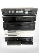 A group of hi/fi separates including Sony, Yamaha, Tangent, Cambridge Audio etc,