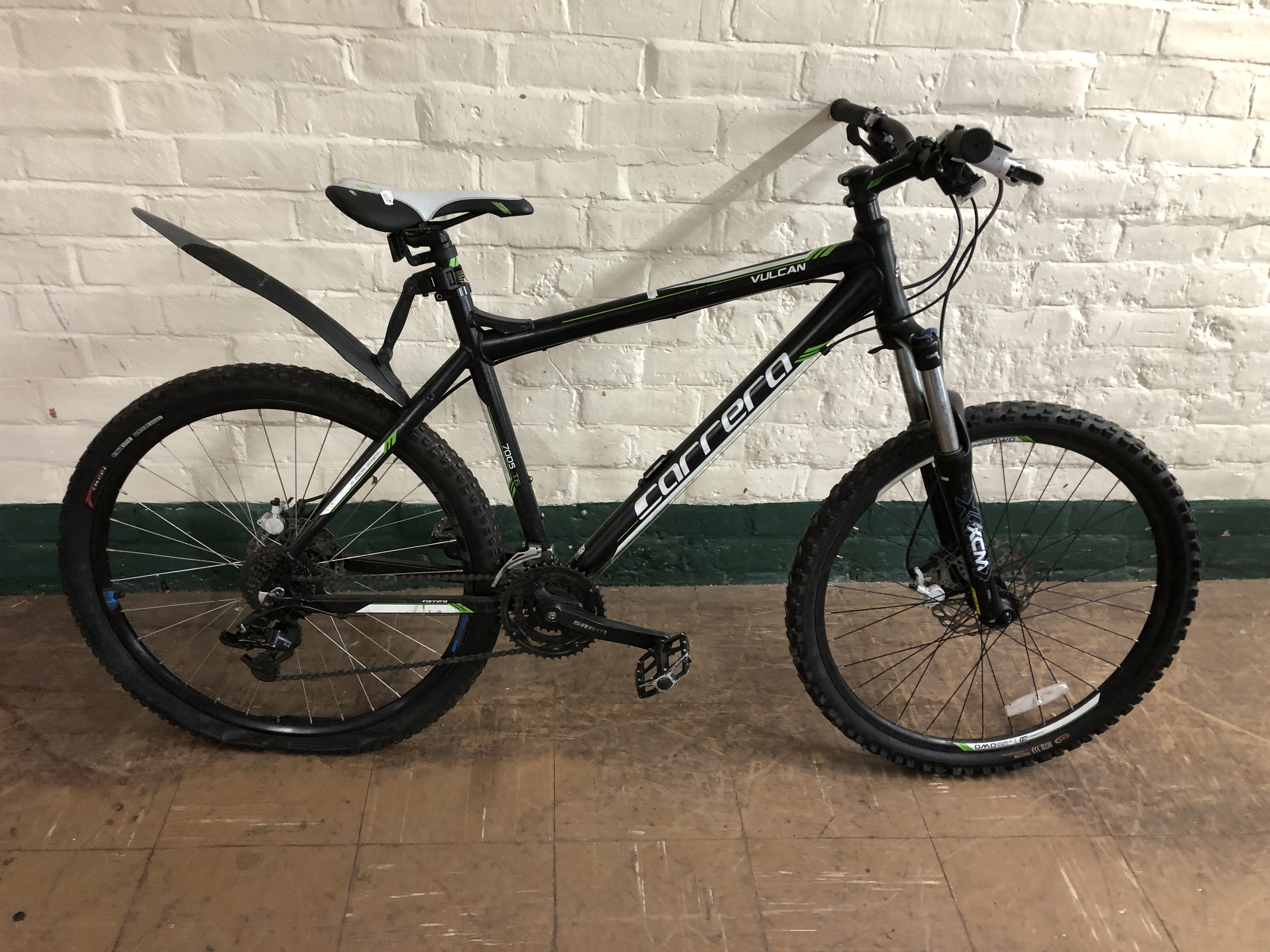 A Carrera Vulcan mountain bike.