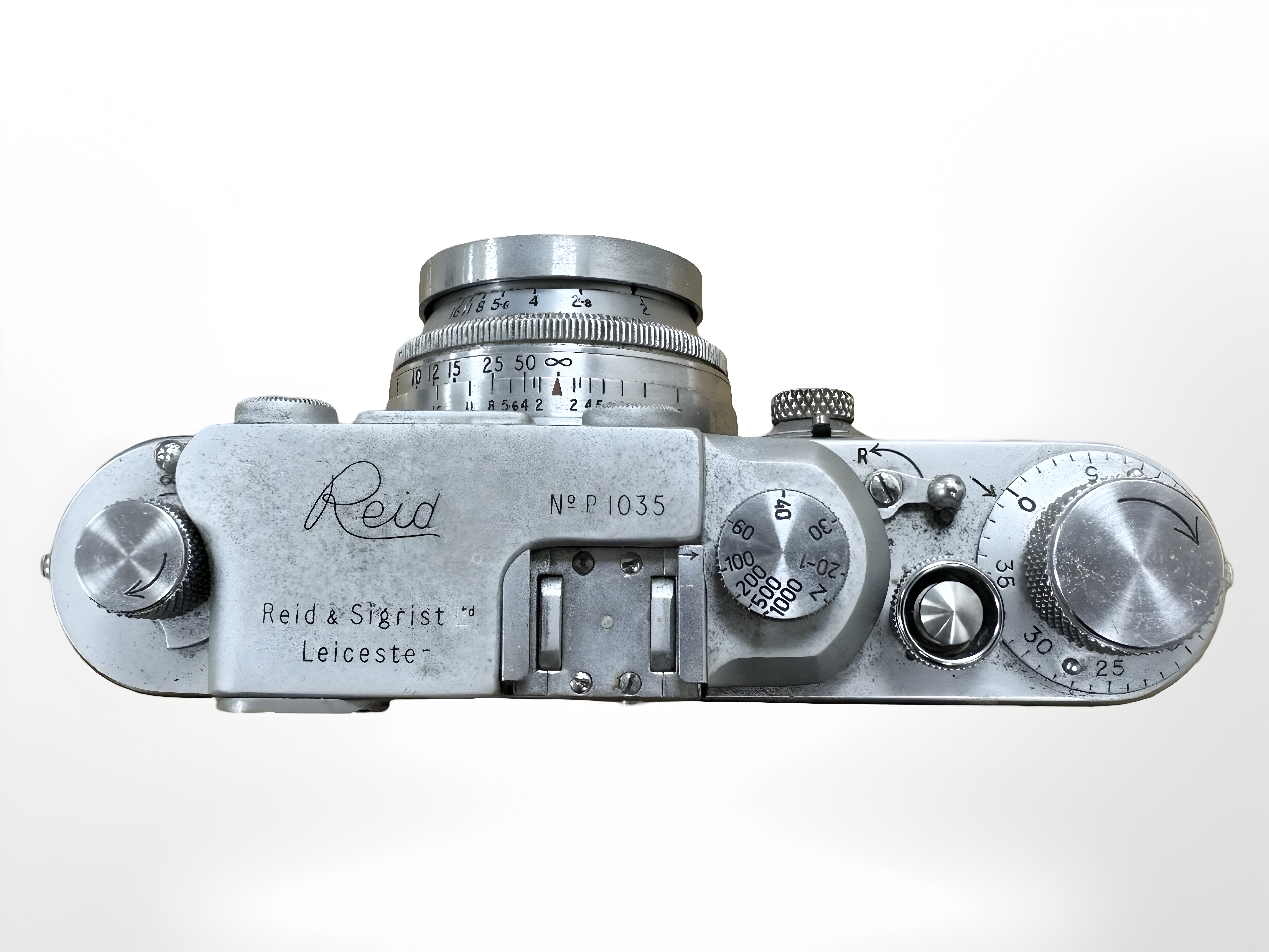 A Reid & Sigrist Reid III Rangefinder Camera, no. - Image 3 of 7