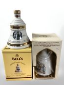 Two Bells Scotch Whisky decanters,