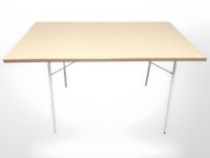 A vintage melamine topped kitchen table,