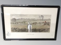 After Charles Johnson 'Snaffles' Payne : The Finest View in Europe, lithograph in colours, 24.