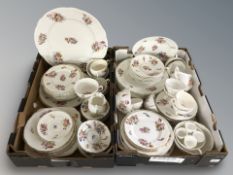 A collection of Coalport floral decorated tea and dinner porcelain.