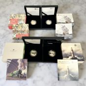 The Royal Mint : A Collection of four £2 Silver Proof Coins - The 500'th Anniversary of Trinity