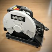A Draper 230V 350mm electric chop saw, in unused condition.