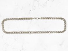 A silver fancy link necklace, length 44cm CONDITION REPORT: 26.