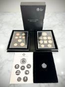 The Royal Mint : The 2016 United Kingdom Collector Proof Coin Set comprising seventeen coins in all,