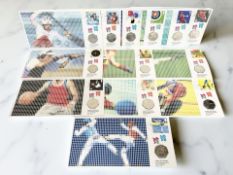 The Royal Mint : London 2012 Olympics and Paralympic Sports - A collection of thirteen 50 pence