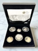 The Royal Mint : The 2009 UK Family Silver Proof Collection comprising six coins,