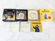 The Royal Mint : Two 50p Silver Proof Coins - 2019 Wallace & Gromit,