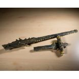 An eastern carved resin blow pipe.