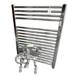 A chrome radiator,