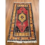 A Yahyali rug, Turkish Anatolia, 202 cm x 102 cm.