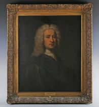 English School (18th century) - Head and shoulders portrait of 'Francis Rodd I of Trebartha, d.