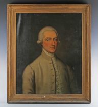 English Provincial School (18th century) - Head and shoulders portrait of 'Francis Rodd II of